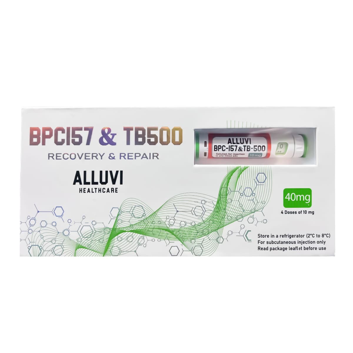 BPC-157 + TB-500 40mg Alluvi — Caneta