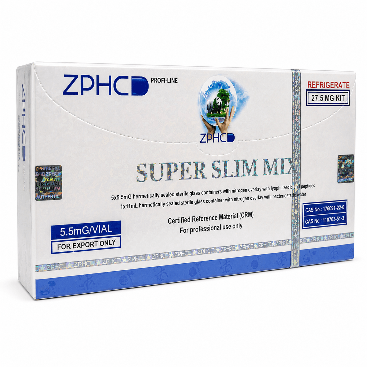 Super Slim Mix 27,5mg ZPHC — 5 Vials
